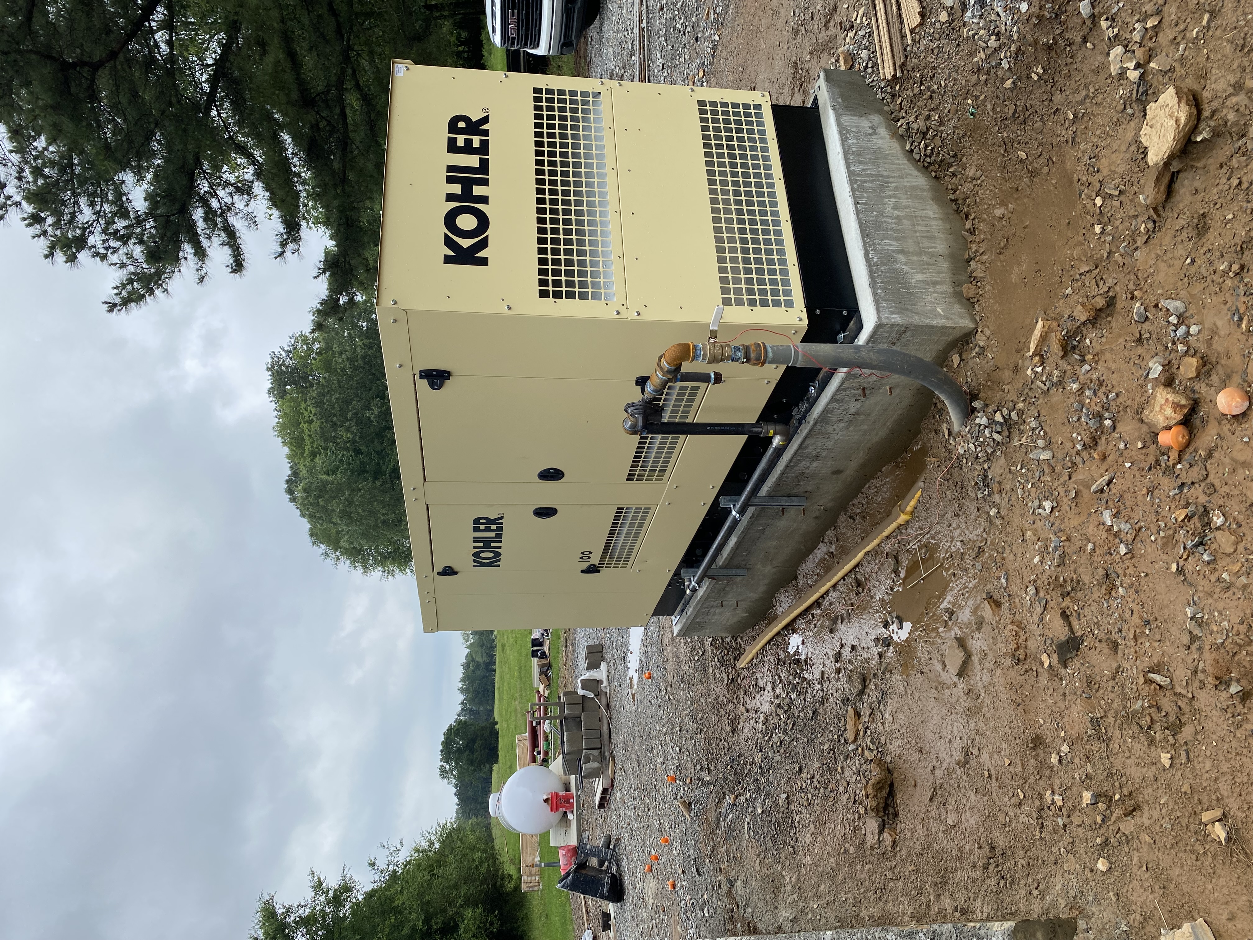 Water Booster Station Emergency Generator